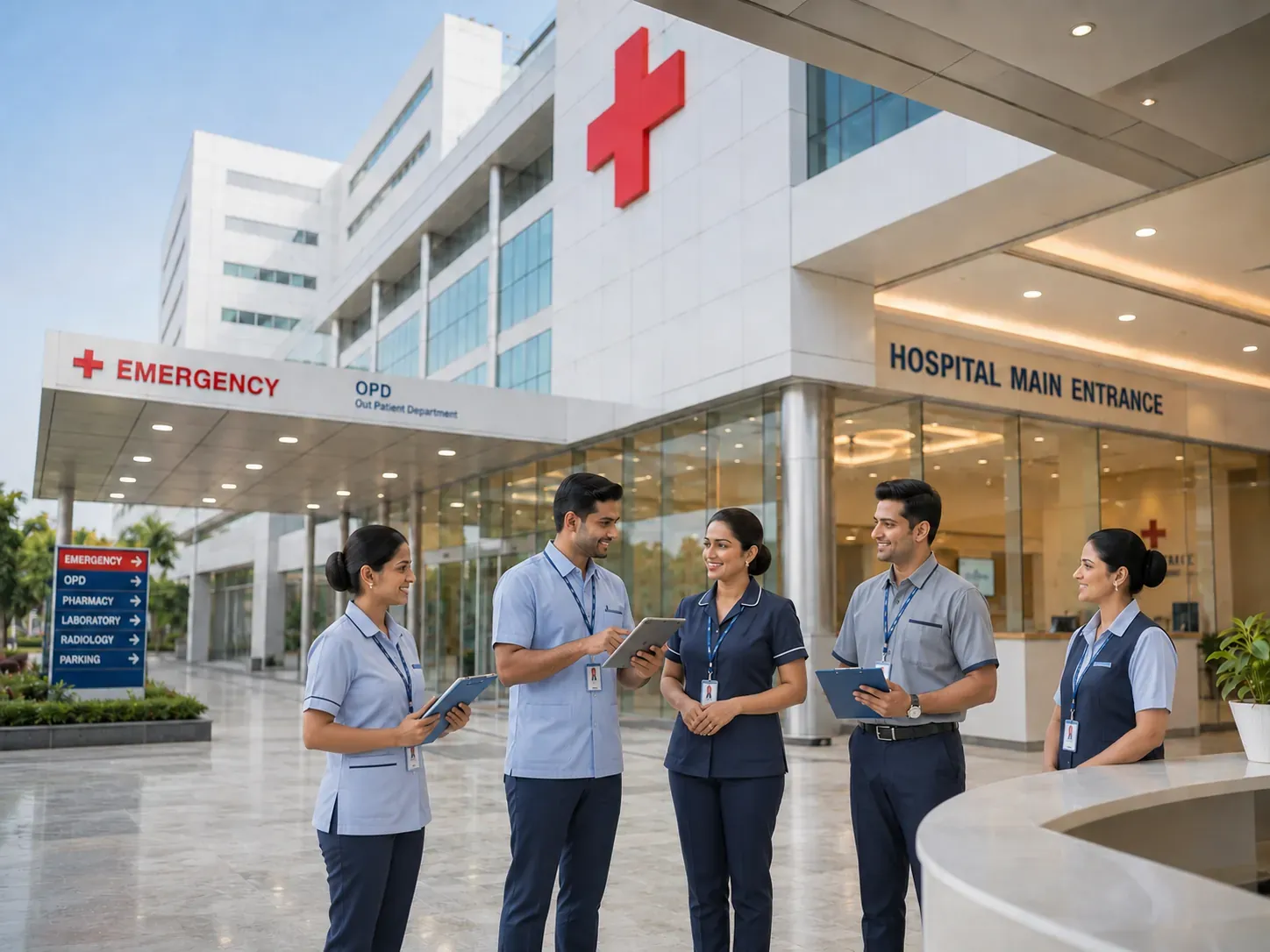 Hospitals manpower support