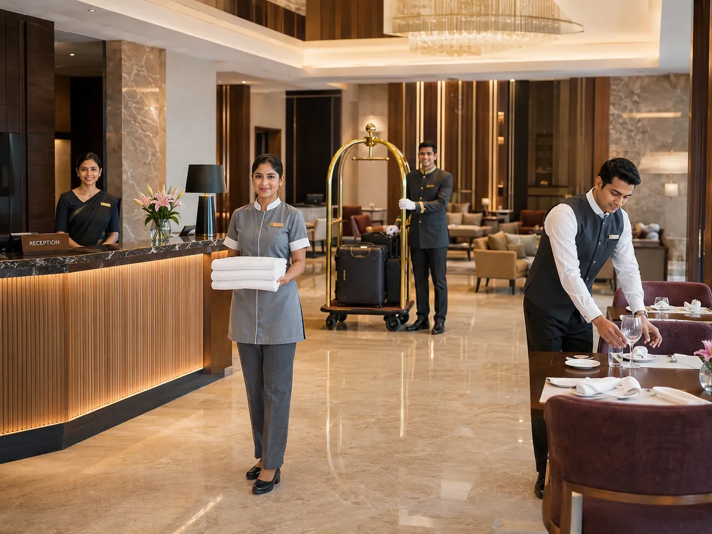 Hotels manpower support