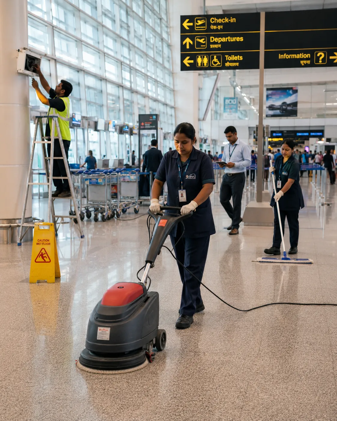 Airports manpower support
