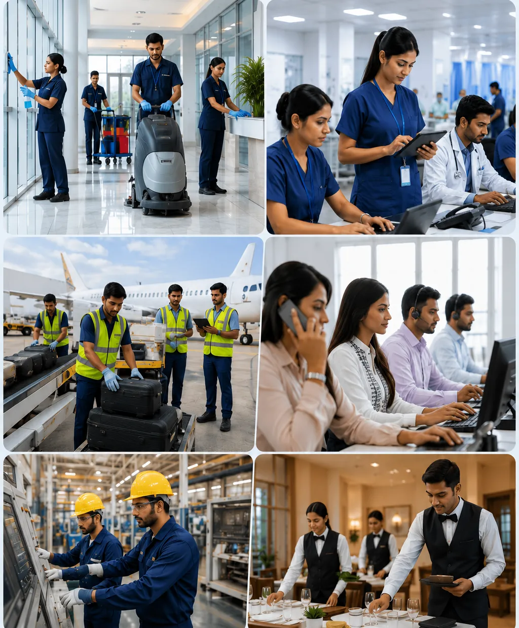 Professional industry workforce